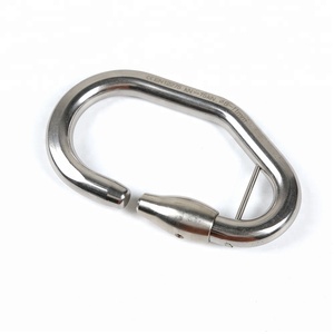 Pesado <span class=keywords><strong>de</strong></span> acero 15kN <span class=keywords><strong>gancho</strong></span> mosquetón para parques <span class=keywords><strong>de</strong></span> aventura senderismo cliff escalada salto - Product Image 2