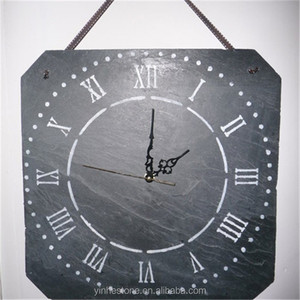 Ménage décoré quartz ardoise mur horloge mécanisme - Product Image 5
