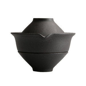 Portatile Creativo Retrò Kung Fu Tea <span class=keywords><strong>Set</strong></span> di Un Vaso di <span class=keywords><strong>Due</strong></span> Tazze di Ceramica Tazze Da Tè Nero Greggio Ceramica - Product Image 2
