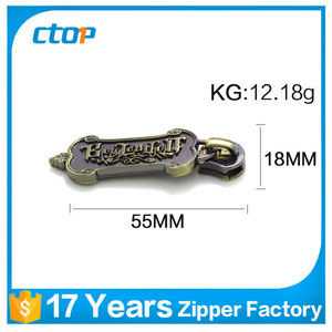 Venta caliente personalizada personal logo metal <span class=keywords><strong>cursor</strong></span> de la <span class=keywords><strong>cremallera</strong></span> y tirador - Product Image 5