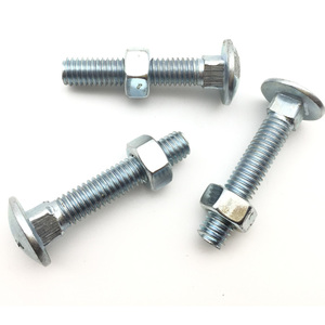 General Purpose Carbon Steel Round Head Metric &amp; Inch Coach <strong>Bolts</strong> Bright Zinc Plated <strong>Carriage</strong> <strong>Bolt</strong> - Product Image 6