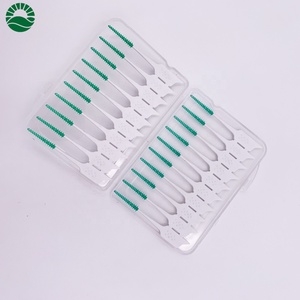 Nuovo Usa E Getta Interdentale Pennello Filo Interdentale Picks Ended Gomma Stuzzicadenti - Product Image 3