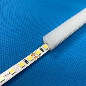 US-N1010T 10*10Mm Led Profil Susu Neon Fleksibel Silikon Lengan Tabung Penyebar untuk 5Mm 6Mm Neon Strip Lampu Iklan