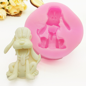 2019 personalizado jabón moldes diseño perro <span class=keywords><strong>pug</strong></span> <span class=keywords><strong>Carlino</strong></span> de silicona fondant 3D moldes de silicona para jabón de chocolate - Product Image 1