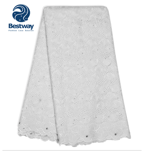 Dentelle suisse en voile multicolore, <span class=keywords><strong>prix</strong></span> d'usine en Chine, dentelle sèche autrichienne avec pierres, dentelle 100% coton - Product Image 6
