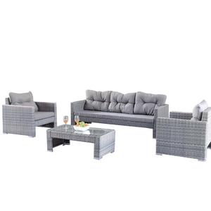 Meubles <span class=keywords><strong>de</strong></span> <span class=keywords><strong>jardin</strong></span> modernes en rotin, ensemble <span class=keywords><strong>de</strong></span> canapés modulaires pour l'extérieur, vente chaude - Product Image 6