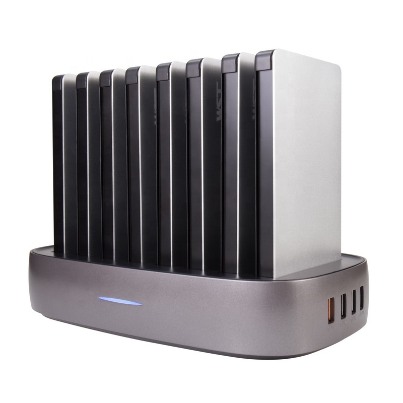 WST OEM популярная и удобная power bank 8000 мАч rohs настольная зарядная станция