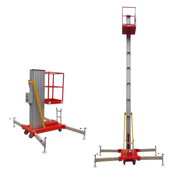 12 m 높이 250 kg 용량 100 kg 유압 리프트 사다리 리프트 유압 리프트 크레인