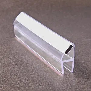 Setrip Segel Pintu Pancuran Plastik Magnetik, untuk Pintu Kaca Geser