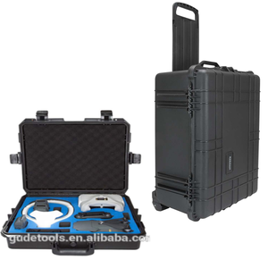 Valise de protection pour ordinateur portable GD5013, en plastique rigide, étanche, grande capacité, avec roulettes et poignée télescopique - Product Image 5