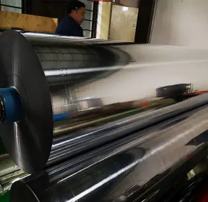 SıCAK Alüminyum Metalize Polyester PET Mylar Film Rulo MPET film ambalaj veya baskı için malzemeler