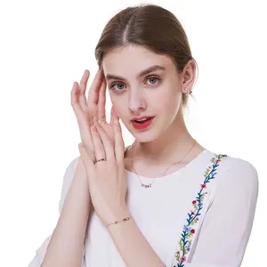 925 Sterling Silver Gold Vermeil Opal rainbow CZ Heart <strong>Front</strong> <strong>Back</strong> Ear Jackets <strong>Earrings</strong> - Product Image 6