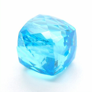 Suelta perlas <span class=keywords><strong>azul</strong></span> piedra <span class=keywords><strong>azul</strong></span> cubo CZ cuentas con completa agujeros - Product Image 1