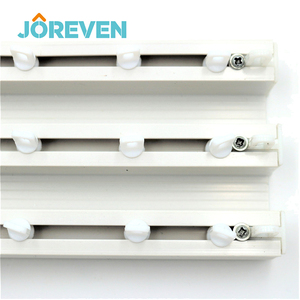 Tres <span class=keywords><strong>rieles</strong></span> de alta calidad de plástico pvc correderas cortina pista <span class=keywords><strong>rieles</strong></span> de cortina corredera <span class=keywords><strong>para</strong></span> la decoración de la casa - Product Image 4