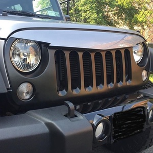 Negro parrilla delantera para jeep wrangler jk ojo de águila rejilla - Product Image 2