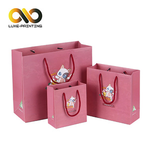 Regalo de lujo de la boda del diseño de la puerta de la boda que empaqueta la bolsa del Libro Blanco con la manija de la cinta - Product Image 4