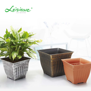 Al aire libre Plaza plata planta maceta jardín macetas de plástico - Product Image 1