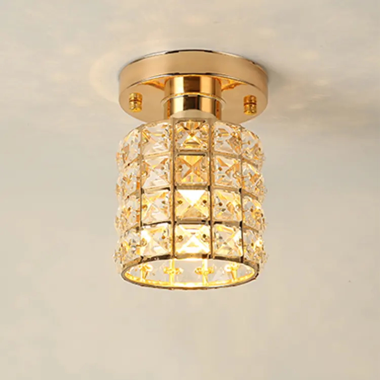 modern crystal light small aisle ceiling lamp led hallway lamp the sitting room light dining-room lamp bedroom light