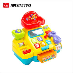 Semblant jouer 2018 nouveau bébé jouet <span class=keywords><strong>de</strong></span> caisse enregistreuse musique bloc jeux <span class=keywords><strong>de</strong></span> rôle - Product Image 2