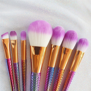 7 pcs Coloré Maquillage Brush Set Pour <span class=keywords><strong>Professionnel</strong></span> Sourcils Eyeliner <span class=keywords><strong>Correcteur</strong></span> Mélange Make Up - Product Image 4