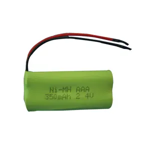 4.8 ボルト AA 600 mah Nimh バッテリパックメーカー CE 、 ROHS 証明書