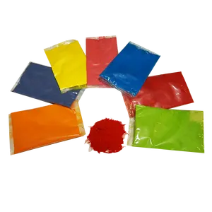 프리미엄 품질 홀리 컬러 파우더 100g 팩 gulal rangoli 색상 블루 핑크 옐로우 그린 오렌지 레드 퍼플