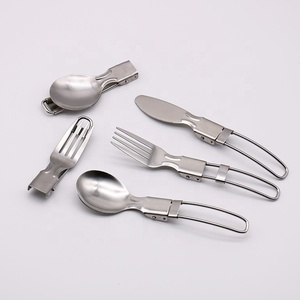 Material <span class=keywords><strong>de</strong></span> metal y juegos <span class=keywords><strong>de</strong></span> <span class=keywords><strong>cubiertos</strong></span> Tipo <span class=keywords><strong>de</strong></span> <span class=keywords><strong>cubiertos</strong></span> <span class=keywords><strong>Cubiertos</strong></span> plegables para acampar - Product Image 3