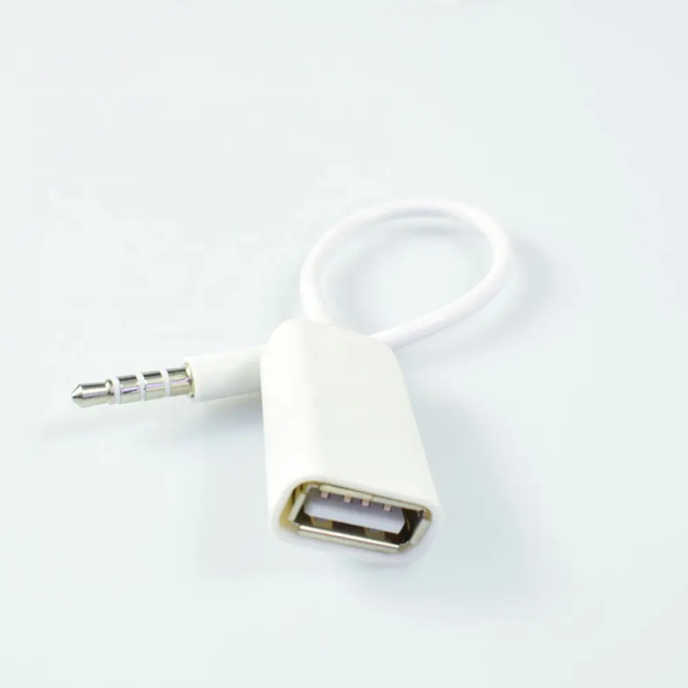 Yapears 3.5mm mâle prise Audio AUX vers USB 2.0 adaptateur Audio femelle