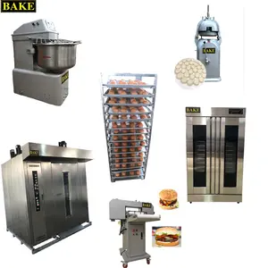 bakery equipment hamburger bun hot dog bread production line factory