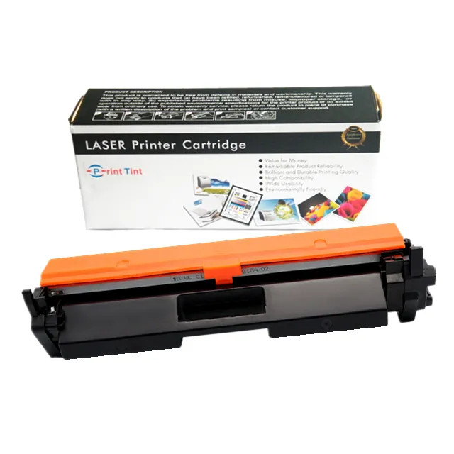 Cartouche de toner compatible CF217A 17A importée avec puce pour hp M102a M102w M130a M130fw M130nw pour hp