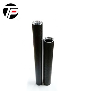 Tùy Chỉnh Độ Chính Xác Cao Linh Hoạt 100% Bất Carbon Fiber Ống Với Kim Loại Chèn - Product Image 5