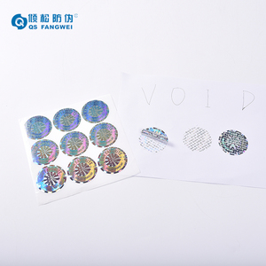 Mejor calidad al por mayor vacío de <span class=keywords><strong>la</strong></span> garantía si se retira, etiquetas engomadas etiqueta engomada del holograma personalizado - Product Image 1