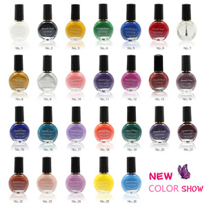 10ml 26 colores de larga duración fácil pintura estampado esmalte de uñas - Product Image 2