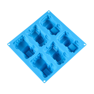 Khuôn Bánh Silicon Cho Phim Hoạt Hình Xe Đồ Chơi 6 Xe Hình Bánh Khuôn Bằng Silicone Hướng Dẫn Sử Dụng Công Cụ Làm Bánh Nhà Bếp - Product Image 3