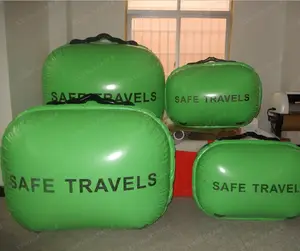 उत्कृष्ट अनुकूलित डिजाइन विज्ञापन के लिए विशाल inflatable सूटकेस