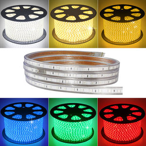 220 V 5050 smd led Luz de tira 60 leds/m bricolaje decoración luces de tira del <span class=keywords><strong>arancel</strong></span> <span class=keywords><strong>aduanero</strong></span> común y regulable de luz RGB de - Product Image 2