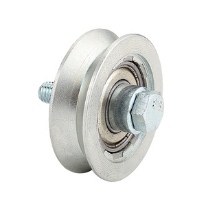 Roue à roulement à billes à rainure en U de 100 mm de diamètre <span class=keywords><strong>pour</strong></span> <span class=keywords><strong>rail</strong></span> de <span class=keywords><strong>porte</strong></span> <span class=keywords><strong>coulissante</strong></span> - Product Image 6