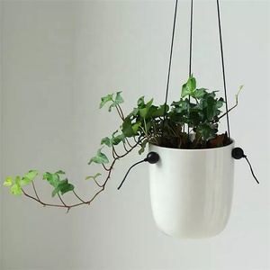 Elegancia bien decoración del jardín colgante de cerámica plantador/pote de flor para balcón - Product Image 1