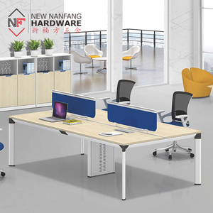 2400*1200*750 metal de oficina de mesa de discusión marco para 4 personas - Product Image 1