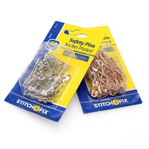 Ghim an toàn thép không xoắn tùy chỉnh mạ vàng, phụ kiện may mặc dùng cho mác treo & thủ công DIY - Product Image 2