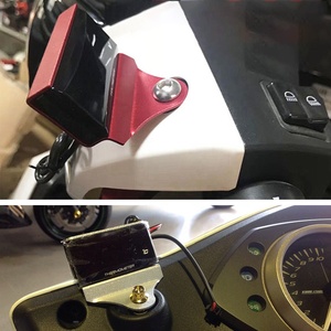Universal Mini Digital Square LCD Display Meter Soporte de montaje Tacómetro Gauge velocímetro soporte - Product Image 6