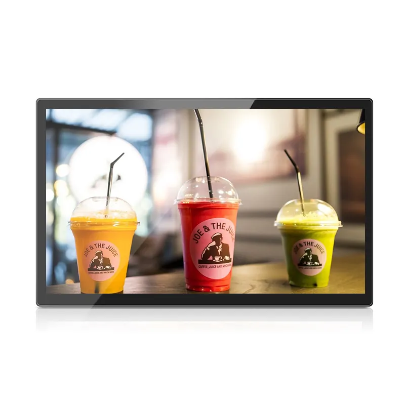 24 Zoll Smart Touch interaktiver Bildschirm Digital Signage Totem Wand montage