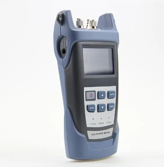 Handheld Digitale Tester Pon Optische Power Meter Met Vfl 1310nm/1490nm/1550nm