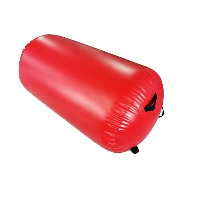 Red Yijia Air Track On Sale Inflatable Gym Equipment Dwf Fabric Gymnastic Barrel