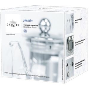 Heat Resistant Transparent Borosilicate <strong>Glass</strong> <strong>Teapot</strong> with Stainless Steel Strainer - Product Image 6