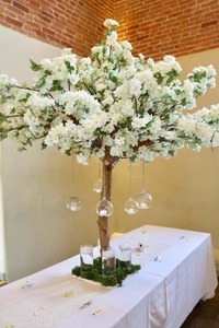 Centre de Table de mariage en bois, 1 pièce, plante artificielle, <span class=keywords><strong>petit</strong></span> arbre, fleurs de <span class=keywords><strong>cerisier</strong></span> - Product Image 4
