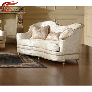 Eropa Royal Mewah <span class=keywords><strong>Sofa</strong></span> Kayu Solid Warna Emas Ruang Tamu Kain <span class=keywords><strong>Sofa</strong></span> Set 9788 - Product Image 3