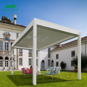Pare-soleil automatique de <span class=keywords><strong>lame</strong></span> d'aerofoil moderne <span class=keywords><strong>pergola</strong></span> de persienne en aluminium kits - Product Image 2
