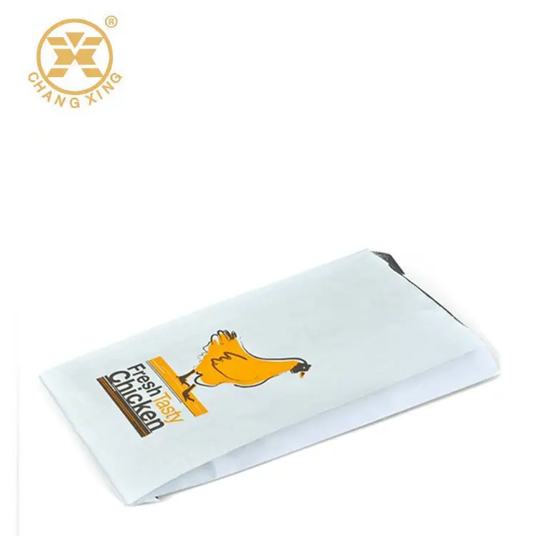 Aluminium Folie Ausgekleidet Papier Tasche Für Heißer Huhn Kebabs Braten Huhn Verpackung cx-85