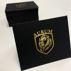 Bán Buôn Sang Trọng Tên Tùy Chỉnh Vàng Foil Stamping Thẻ Kinh Doanh In Ấn - Product Image 4